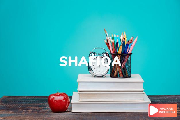 arti nama Shafiqa adalah Penuh kasih, penyayang