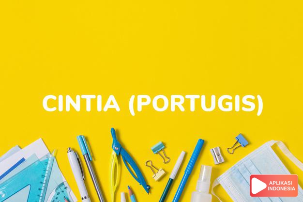 arti nama cintia (portugis) adalah bulan