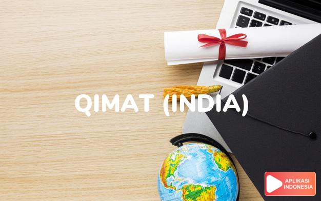 arti nama qimat (india) adalah berharga